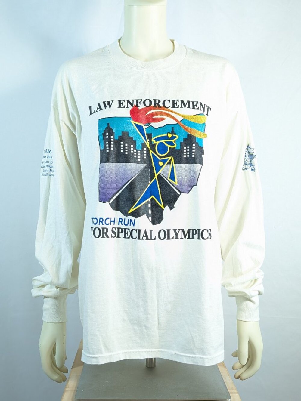 90s Law Enforcement Torch Run long sleeve shirt